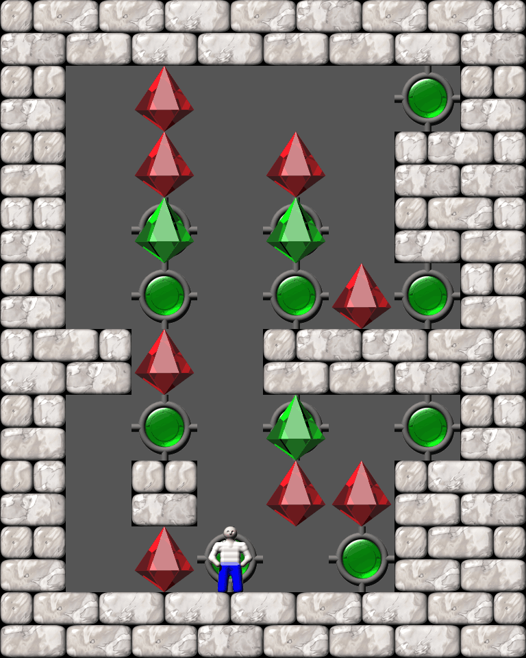 Sokoban Bugs550 collection level 82